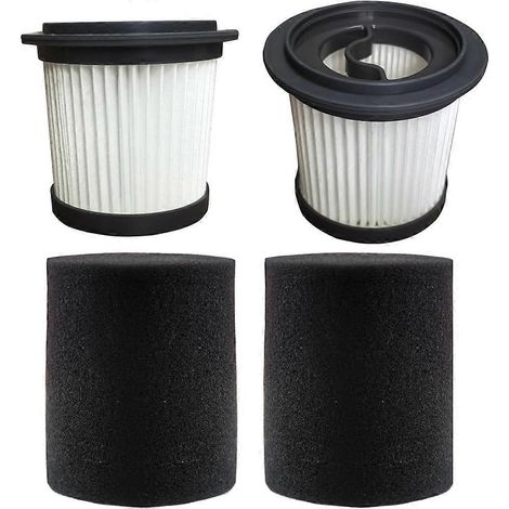 Lot de 2 filtres HEPA et 2 pièces filtre en mousse pour AIRDIYA VG3, MHRMHR KP1108 aspirateur sans fil et Bieiao aspirateur sans fil (1/5)