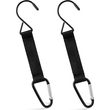crochets de clôture, clips de clôture pour sacs à dos et bouteilles, boucle en nylon et aluminium, clips de suspension, boucles multifonctionnelles, crochet de sac à dos d'extérieur pour sacs de baseb (1/5)