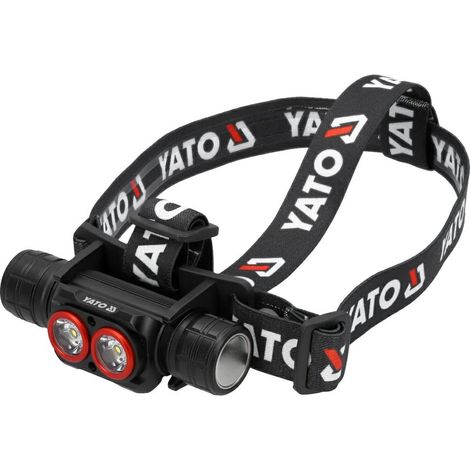 YATO LATARKA CZOŁOWA 3000LM AKU