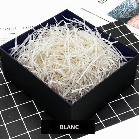 100 Grammes Papier Déchiqueté,Shredded Papier Kraft Raffia Remplissage,Paniers Cadeau de Remplissage Remplir des bnc (1/5)
