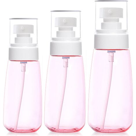 Flacon Vide Rechargeable - Pour Savon Liquide Et Crème Visage - Usage Voyage Et Soin Peau - Lot De 3 Pièces (1/5)