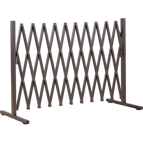Security Gate Pet Baby Metal Barrier Garden Indoor Outdoor Expandable 3.3M (1/5)