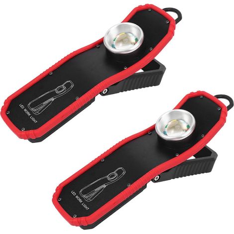 lampes torches multifonctions COB 60W avec crochet, idéales pour la réparation automobile, le camping et les activités de plein air. (1/5)