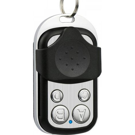 433 Metal 4-Button Garage Door Rolling Code Copy Remote Control (1/5)