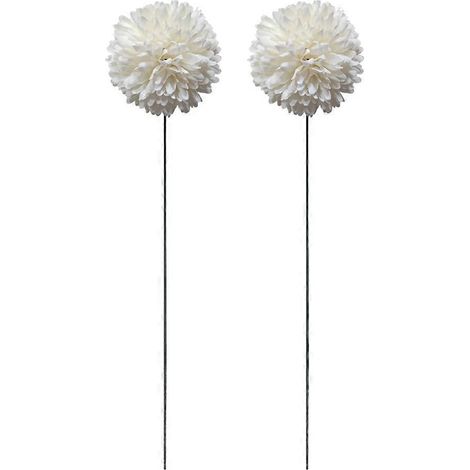 Lot de 2 pissenlits artificiels décoratifs pour jardin, pelouse et maison. (1/5)
