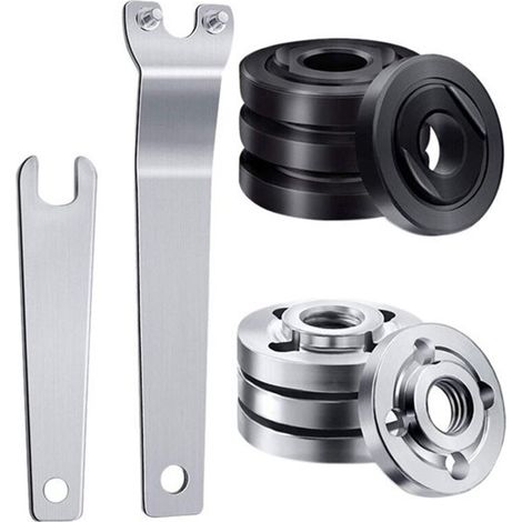 Chiave per dadi flangiati da 10 x 4 mm per smerigliatrice angolare – compatibile con Makita 9523 e Ryobi – acciaio temprato, venduta singolarmente