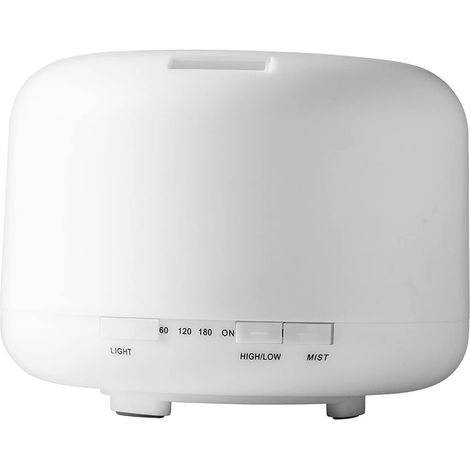 Diffuseur Ultrasonique D'huile Essentielle 500ML Humidification USB Aromathérapie Purification Lumière de Nuit 4 en 1 Diffuseur D'arôme (1/5)