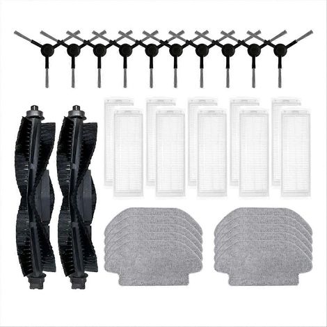 Hauptseitenbürste, Filter, Wischmopp und Bürstenabdeckung für den Saugroboter A11, komplettes Wartungsset, Ersatzteile, Reinigungszubehör, einfacher Austausch, kompatibel mit dem Modell A11. (1/5)