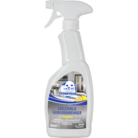 Robbyrob Alu- & Edelstahlreiniger mit Citrusduft 500 ml
