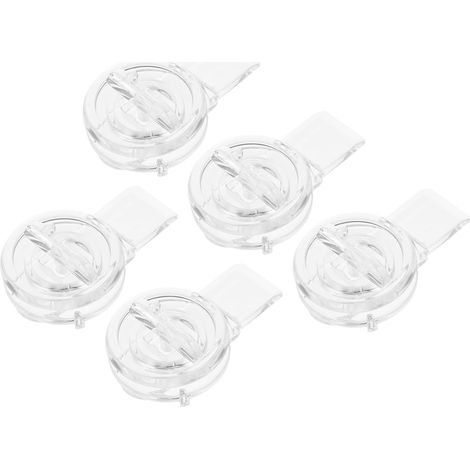 Lot de 5 loquets en acrylique transparent boîtes à bijoux valises (1/5)
