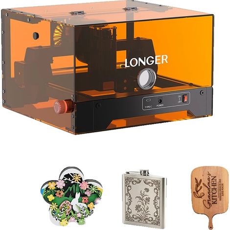Graveur Laser, Design Enclos, Haute Précision, LONGER RAY5 MiniS 5.5W, UE (1/5)