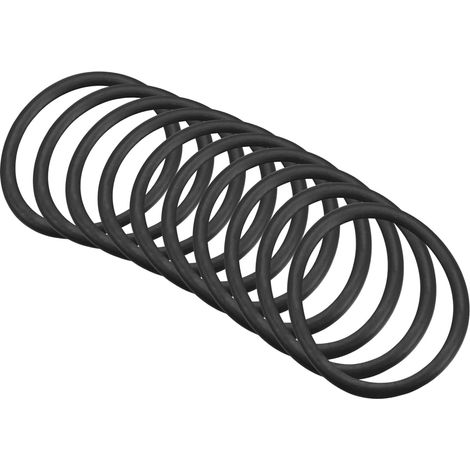 32 x 25 x 0.2 cm Nitrile Rubber O-Rings 10 Piece Round Black (1/5)
