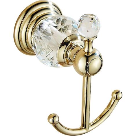 towel hook gold plated for bathroom hand towel wall hanger