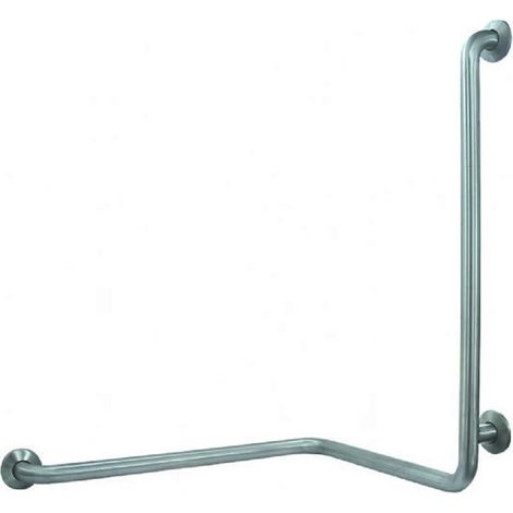 Barra per disabili bagno maniglione inox lucido tre punti nofer art. 15050.B