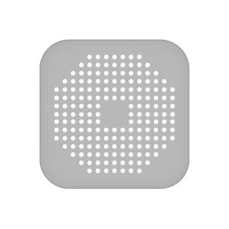 Filtre à cheveux pour douche  Gris ou blanc  Filtre en silicone pour lavabo, baignoire et douche - Bouchon en caoutchouc pour salle de bain et cuisine (gris)