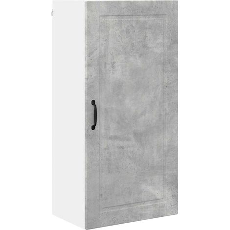 Meuble mural de cuisine,Armoire de cuisine avec porte Gris béton 50 x 31 x 100 cm CFW23980 (1/5)