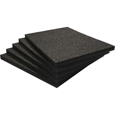 Lot de 5 Mousse, 600x420x30mm, Découpe facile, Polyéthylène, Boîte à outils (1/4)