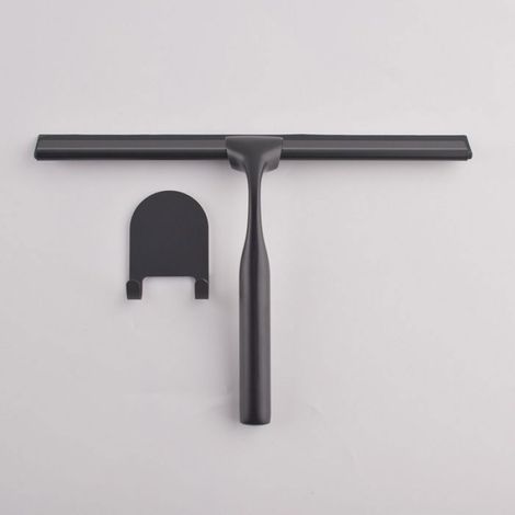 Raclette - Lame En Silicone - Pour Douche Et Fenêtre - Support Mural Inclus - 1 Pièce (1/4)