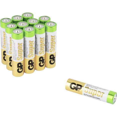 BATTERIA SUPER ALCALINE AAA LR3 1,5 V 12 PEZZI - GP24A-U12 (1/5)
