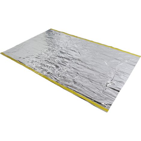 Wiederverwendbares, faltbares und leichtes Überlebenszelt aus PET-Folie und Aluminium mit Thermoabdeckung, ideal zum Wandern und Campen. (1/5)
