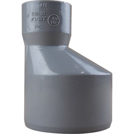 Réduction PVC excentrée Mâle Femelle 80/40 - First Plast (1/4)