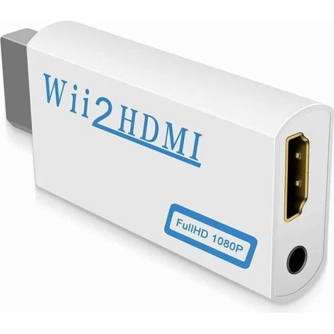 Adaptateur Wii vers HDMI compatible 1080p Full HD pour Nintendo (1/4)