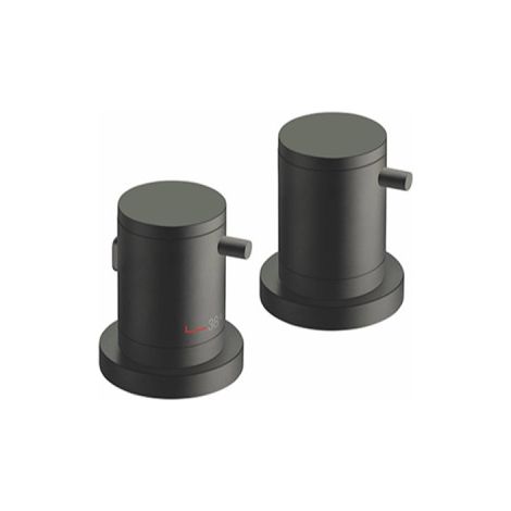 Bain douche sur gorge Métal Brossé TRIVERDE 2 sorties - CRISTINA ONDYNA XT14277 (1/2)