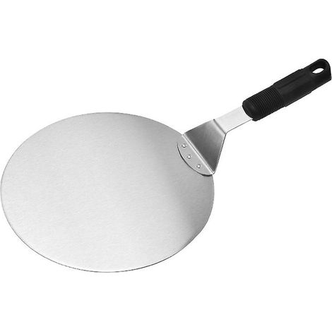 Pelle à pizza en acier inoxydable avec poignée antidérapante pour gâteaux, pizzas et tartes (1/5)