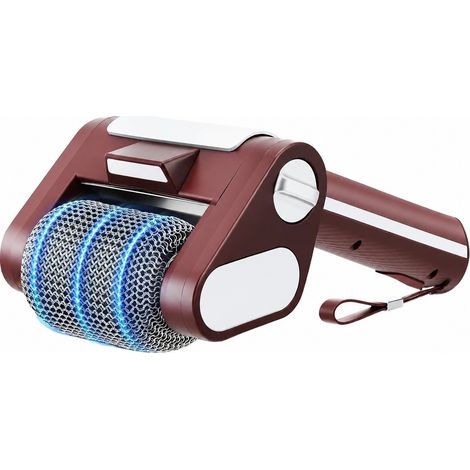 Brosse de nettoyage motorisée pour barbecue avec lumière LED, rouleau en acier inoxydable 304, pour aliments brûlés, marron (1/5)