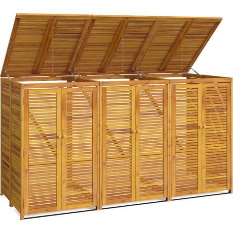 Maison Exclusive - Mülltonnenbox für 3 Tonnen 210x89x117 cm Massi