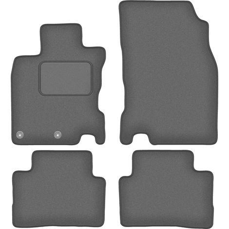 Alfombrillas de grafito para Nissan Qashqai II J11 crossover (2013-)