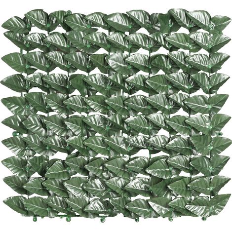 SIEPE ARTIFICIALE SINTETICA ARELLA ARELLE SEMPREVERDI LAURO 300X150H BOTTON (1/3)