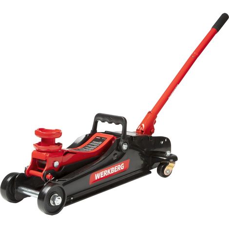 Cric per auto a basso profilo WERKBERG 2.5T 80-360 mm N