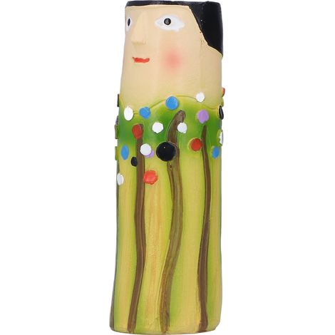 Vase Décoratif en Résine sans Odeur, Élégant Artisanal pour Maison Bureau Salon02 (1/5)