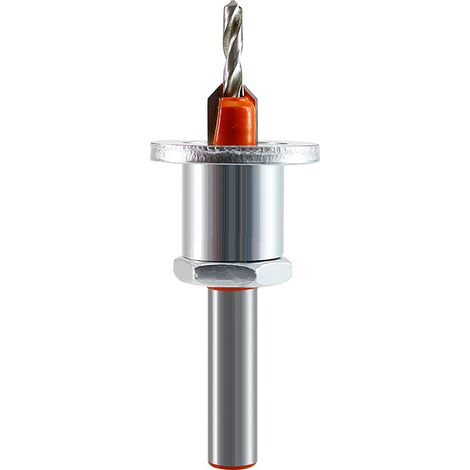 Broca para madera, 2,8 mm de diámetro, profundidad de fresado ajustable de 10 mm, para trabajos de carpintería. (1/5)
