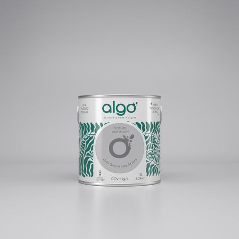 Peinture écologique Algo - Gris Granit des Abers - 5L / Mat (1/2)