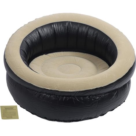 Canapé gonflable, fauteuil gonflable à flocons, canapé lounge gonflable ergonomique, portable, gonflage rapide et étanche pour le salon, la chambre, le camping et les voyages. (1/5)