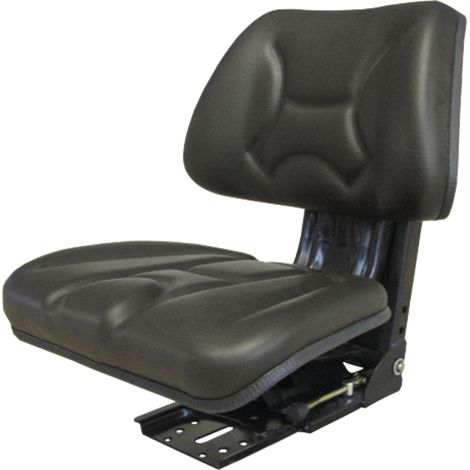 Siège de tracteur, suspension mécanique, PVC, 485 x 535 x 540 mm, 00079 (1/2)
