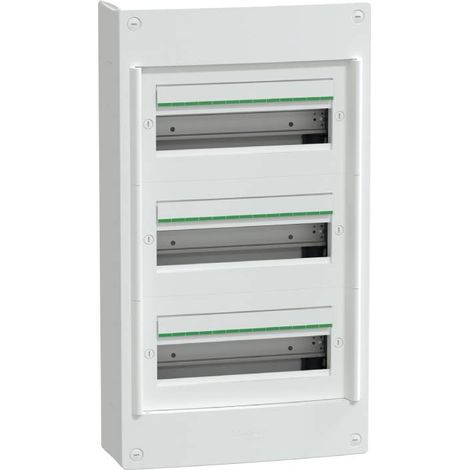 Coffret 3 rangées - 13 modules - Saillie - Sans porte - PrismaSeT XS