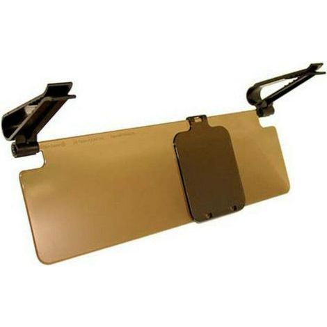 Pare-soleil anti-éblouissement pour voiture, avec miroir coulissant, pour une visibilité optimale de jour comme de nuit. (1/2)