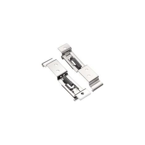 Convient aux supports de plaques d'immatriculation de remorque Lntyq, 2 supports de plaques d'immatriculation à ressort en acier inoxydable, supports de plaques d'immatriculation de voiture, profondeu (1/2)