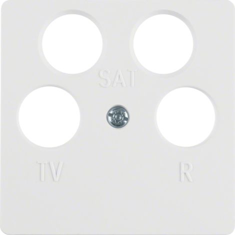 Berker | Copertura centrale per presa TV 4 uscite bianco polare 14841909