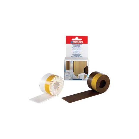 PARAFREDDO ADESIVO IN PVC ESPANSO PER PORTE SOFT- - cm.3.8x100 bianco - 4 pezzi GEKO