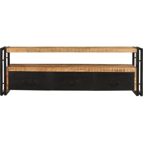 Maison Exclusive - TV-Schrank 120x30x40 cm Massivholz Mango