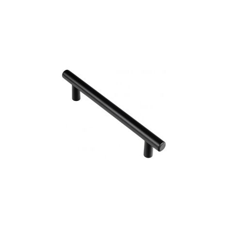 Tirador Rei 891h Negro Acero Inoxidable 4 Piezas