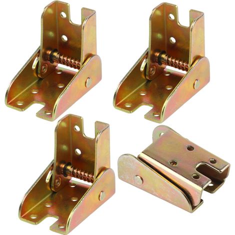 pieds de table pliants, charnières pliantes autobloquantes, charnières autobloquantes à 90 degrés, charnières pour table pliante, charnières pliantes pour pieds de support d'établi (1/5)