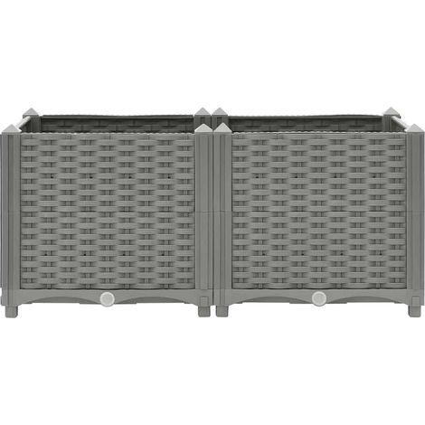 Maison Exclusive - Fioriera Rialzata 80x40x38 cm in Polipropilene (1/5)