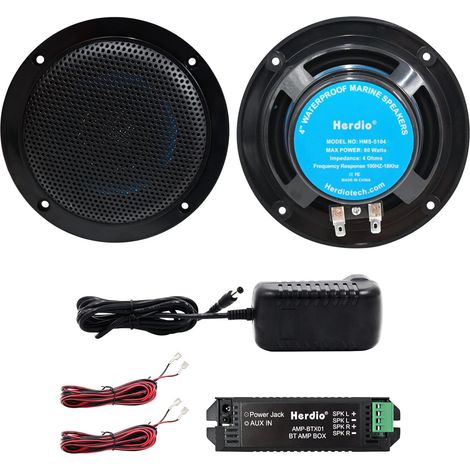 Kit de Haut-Parleur de Plafond, étanche, pour la Salle de Bain, la Cuisine, la Maison et l’extérieur Compatible avec Bluetooth (1/5)