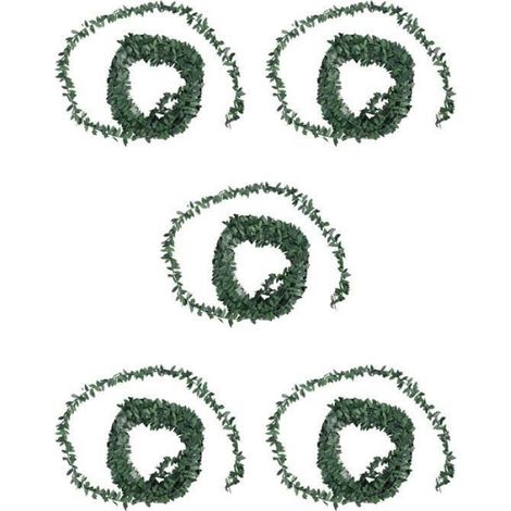 5pices 7.5M Artificielle Ivy Guirlande Feuillage Vert Feuilles Simules de Vigne pour la Crmonie de Mariage DIY Bandea TUBE LUMINEUX (1/4)