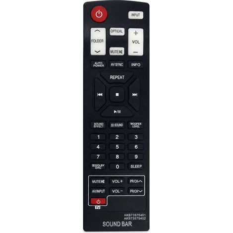Télécommande pour Barre de Son Compatible avec LG AKB73575401 (1/5)